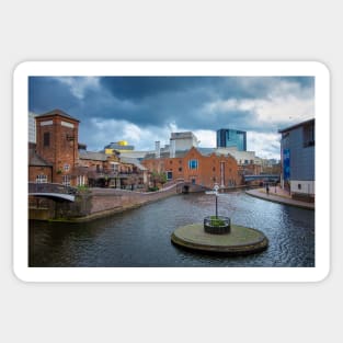 Birmingham Canal Junction Photograph Sticker